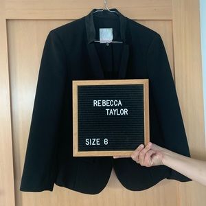 Rebecca Taylor Black Blazer